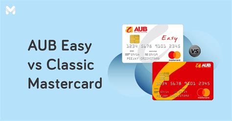 aub easy mastercard|aub easy credit card.